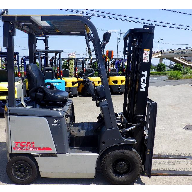 日本進(jìn)口TCM 二手電動(dòng)叉車(chē) 2噸平衡重式原裝搬運(yùn)叉車(chē)