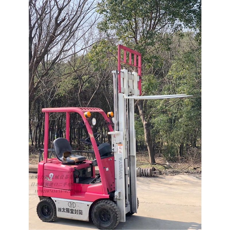 直銷原裝豐田進(jìn)口二手電動(dòng)叉車0.9噸小型電叉車可進(jìn)電梯