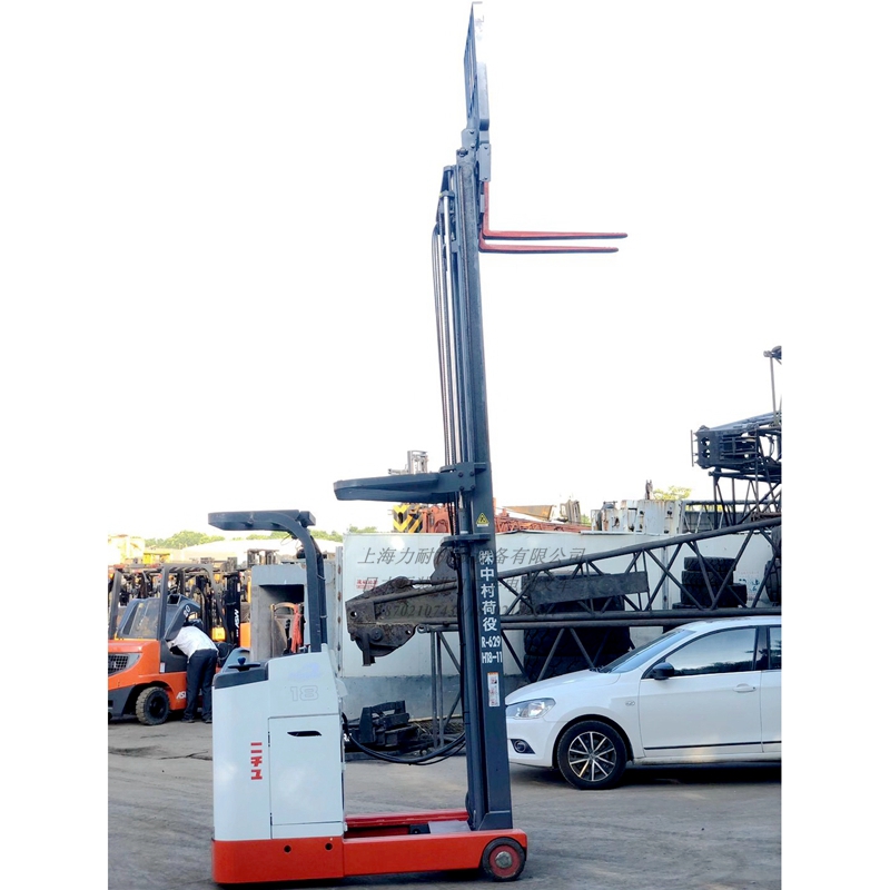 直銷原裝進口力至優(yōu)1.8噸倉儲式前移式二手電動叉車升高3米4米