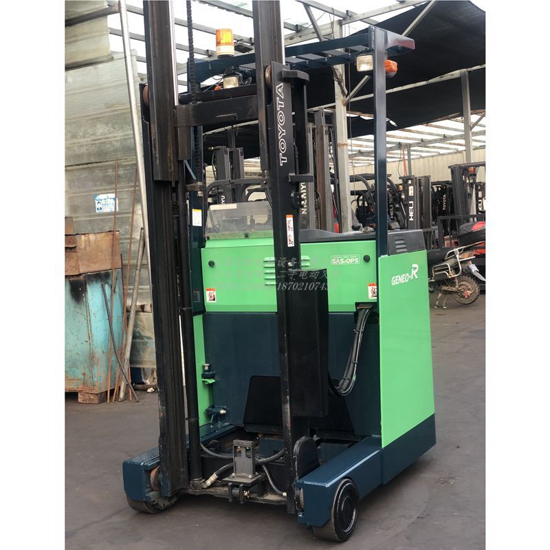 豐田電動(dòng)叉車1噸三支點(diǎn)款高檔貨架帶稱重全新電池